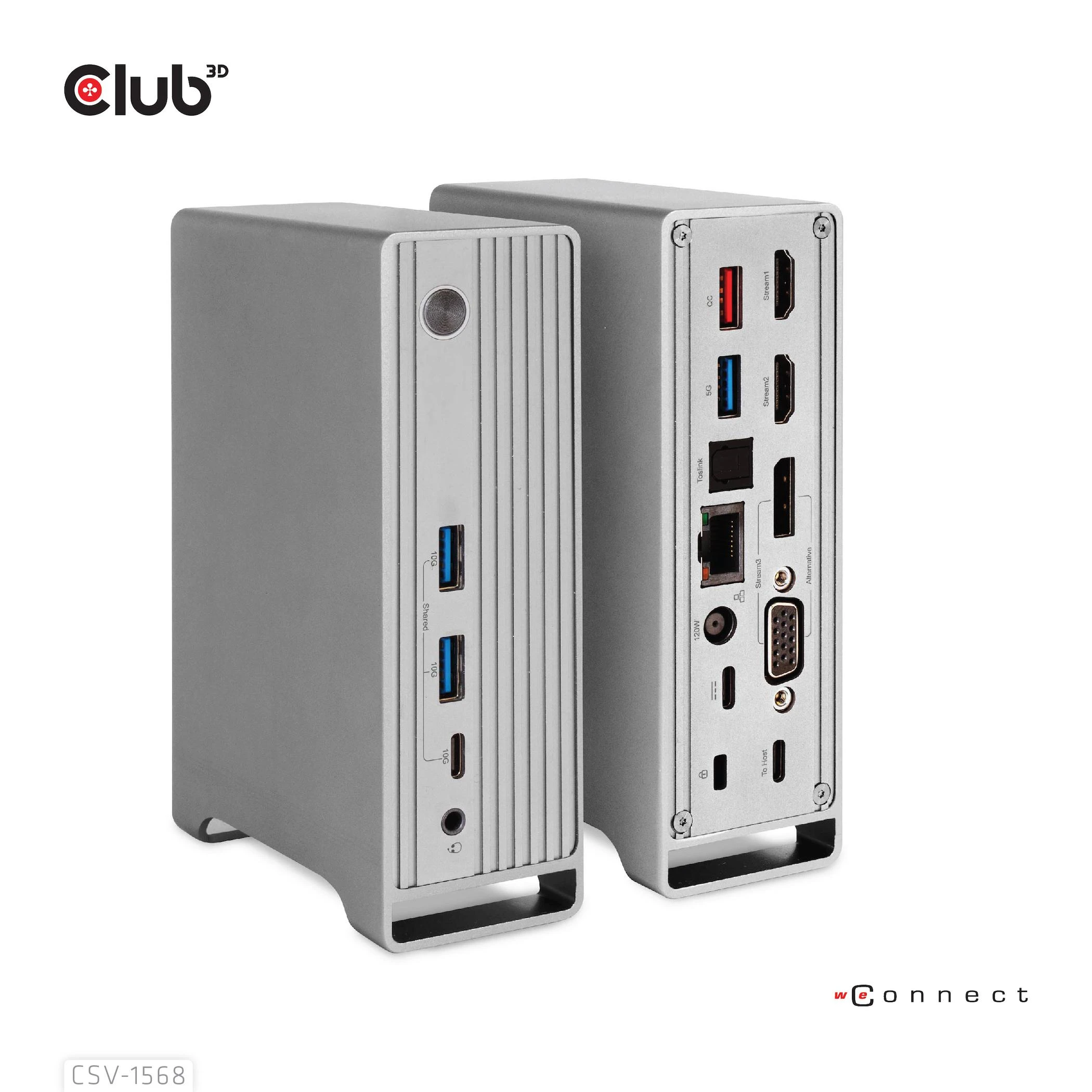 Club 3D CSV-1568 stotis / replikatorius