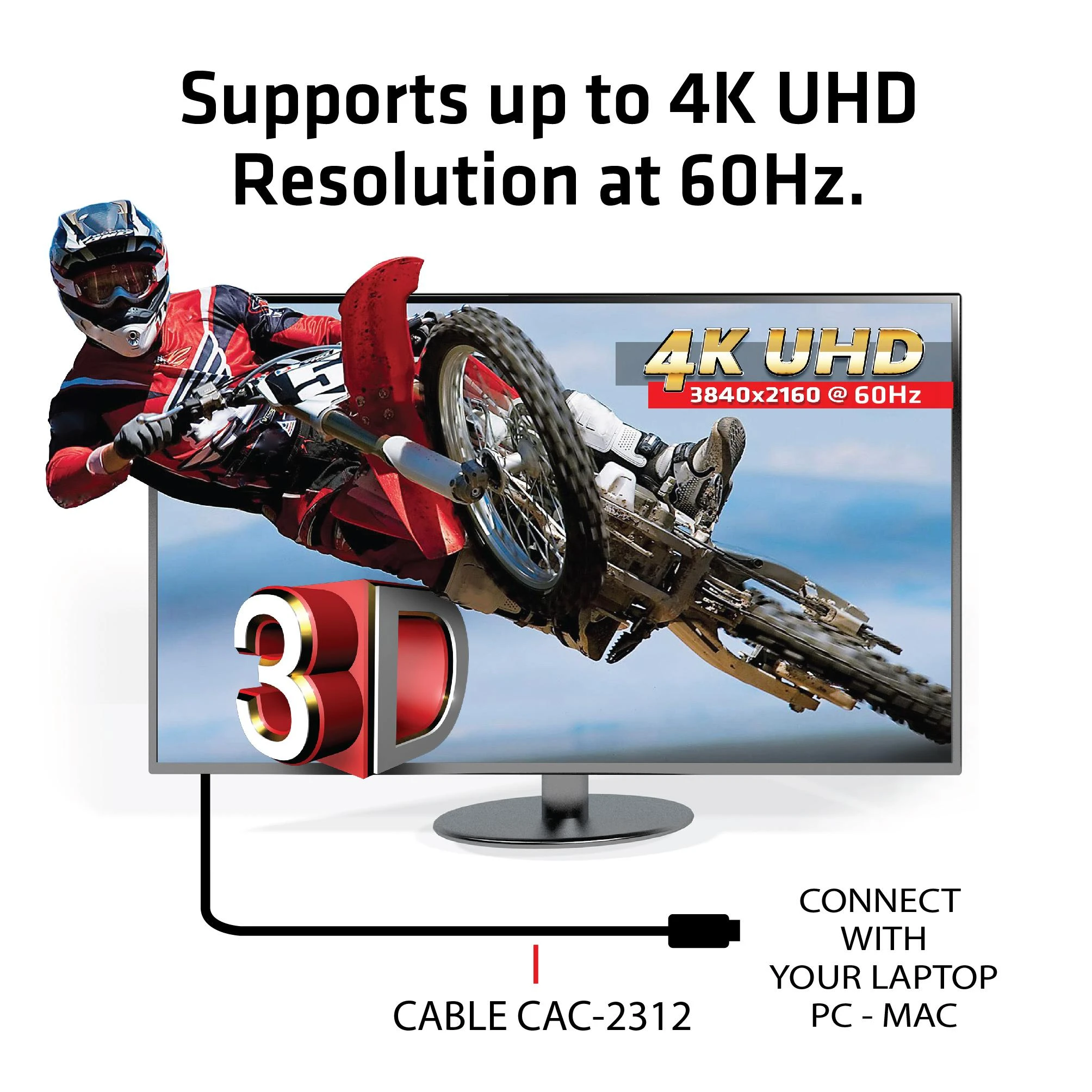 CLUB 3D HDMI 2.0 4K60Hz UHD kabelis 5m