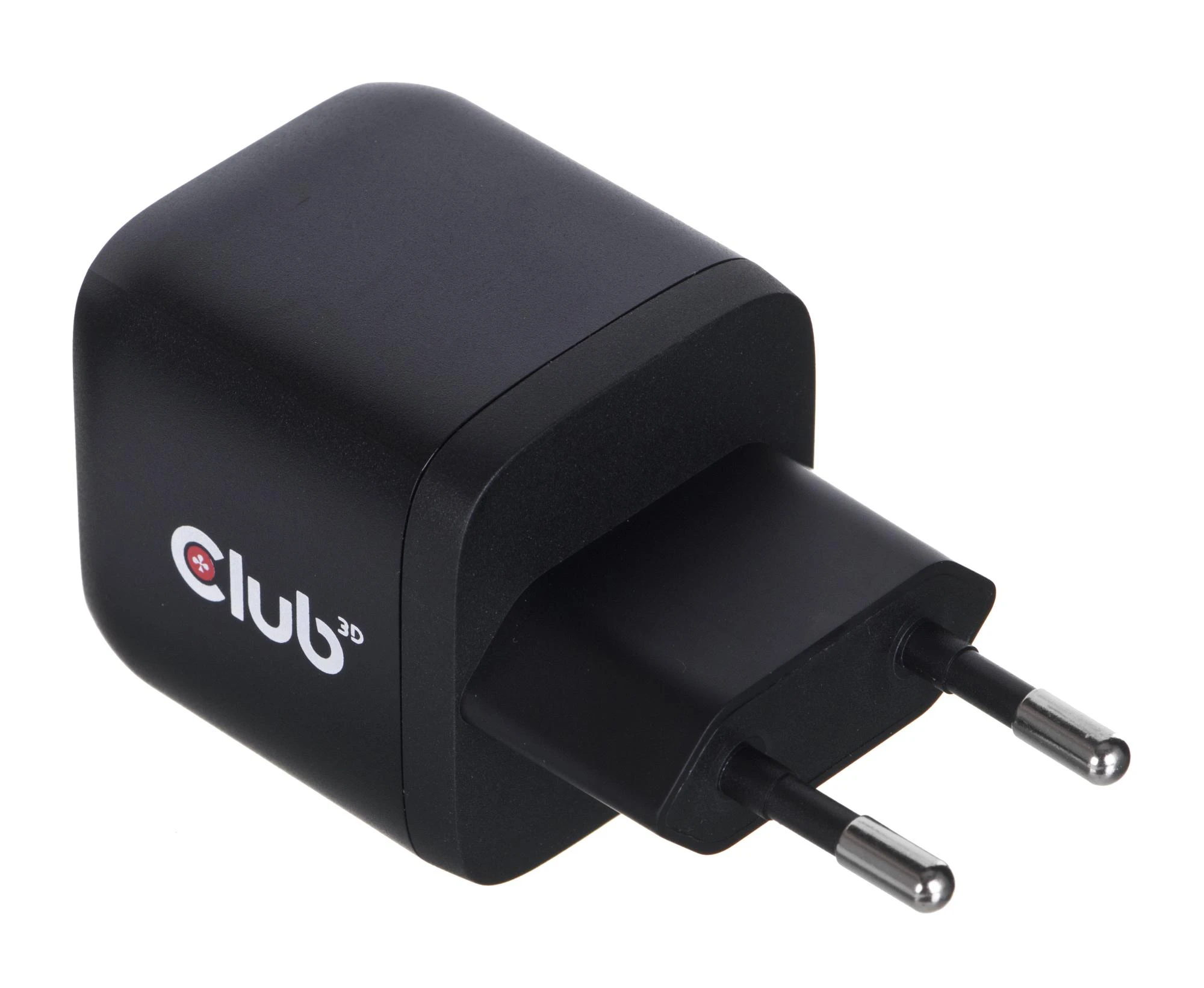 Club 3D Club3D CAC-1909EU Kelioninis įkroviklis PPS 45W GAN technologija, dviejų prievadų USB Type-C, maitinimo tiekimo (PD) 3.0 palaikymas