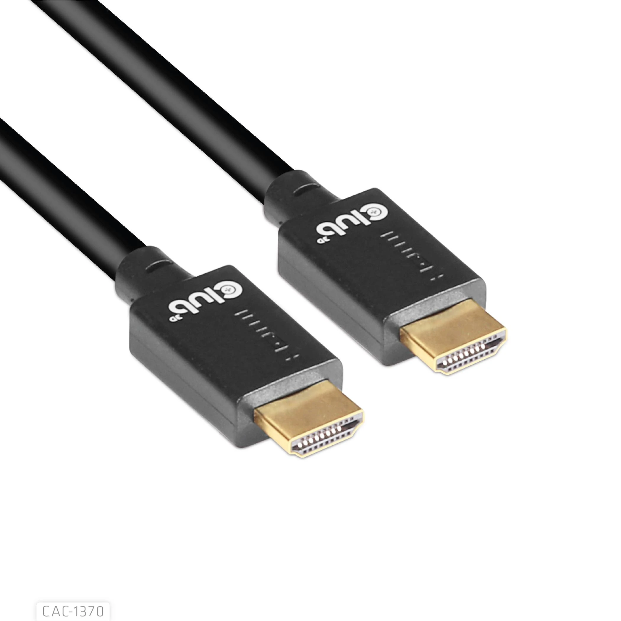 Club 3D HDMI 2.1 Kabelis 1,5 m itin didelės spartos 4K120Hz, 8K60Hz St./St. juodas