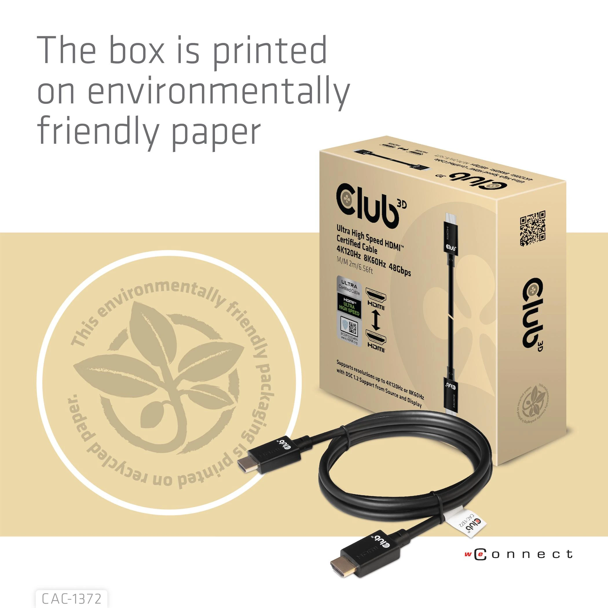 CLUB 3D HDMI 2.1 10K 120Hz 2M M/M