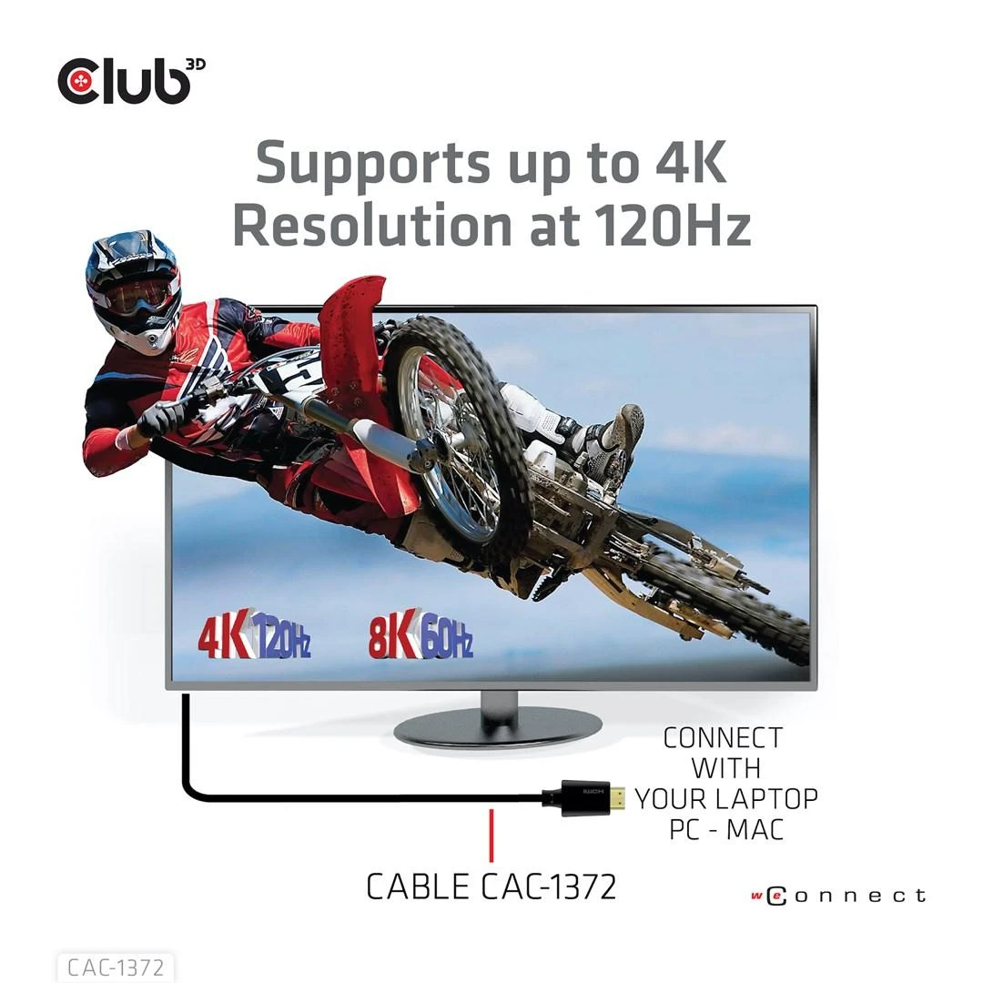 CLUB 3D HDMI 2.1 10K 120Hz 2M M/M