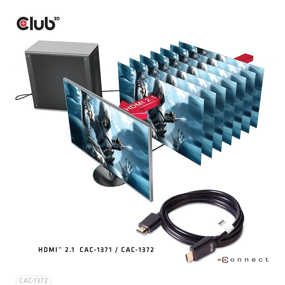 CLUB 3D HDMI 2.1 10K 120Hz 2M M/M