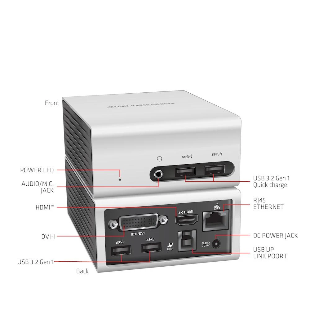 Club 3D CLUB3D SenseVision USB 3.0 4K UHD mini prijungimo stotis