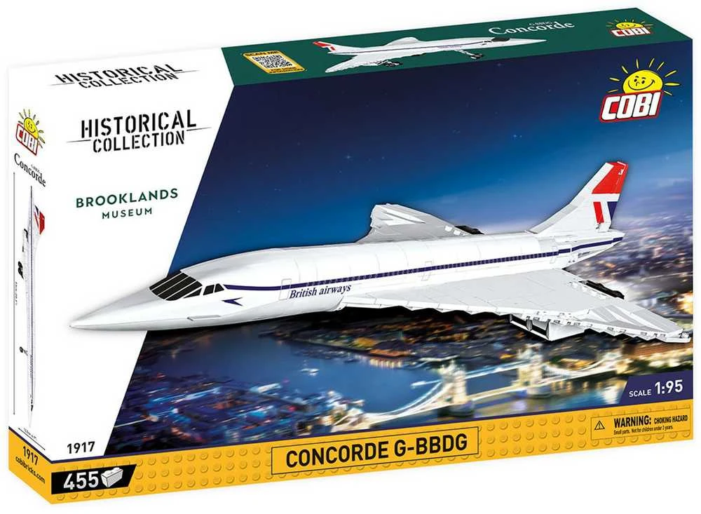 Cobi HC 1917 Concorde G-BBDG 1:95 455 kl.
