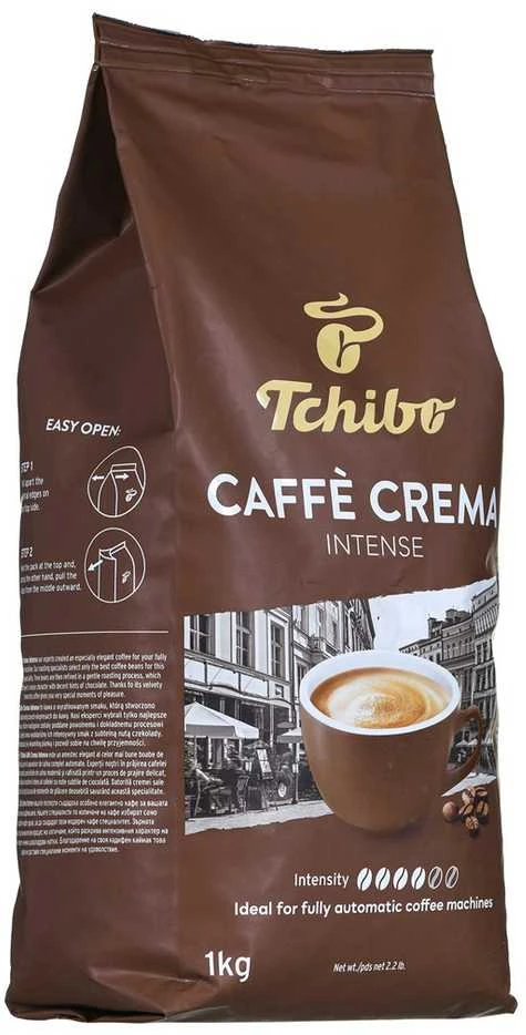 Kavos pupelės Tchibo Cafe Crema Intense 1kg