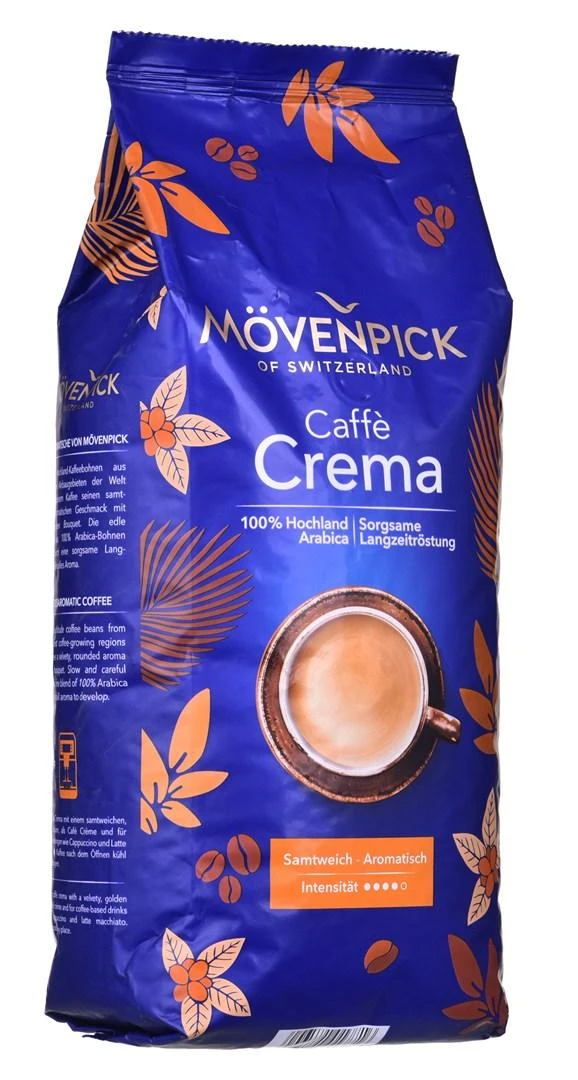 Kavos pupelės MOVENPICK Caffe Crema, 1kg