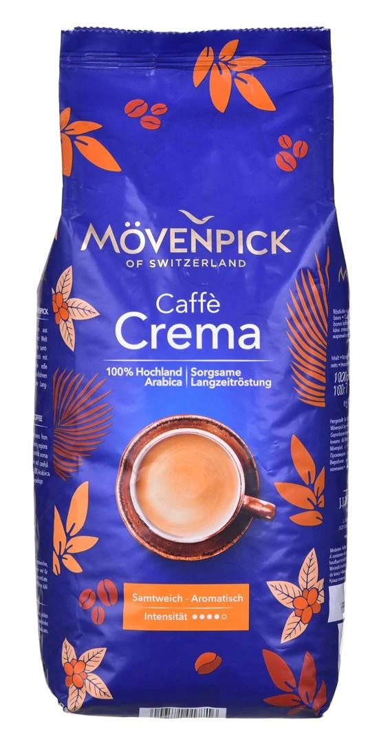 Kavos pupelės MOVENPICK Caffe Crema, 1kg