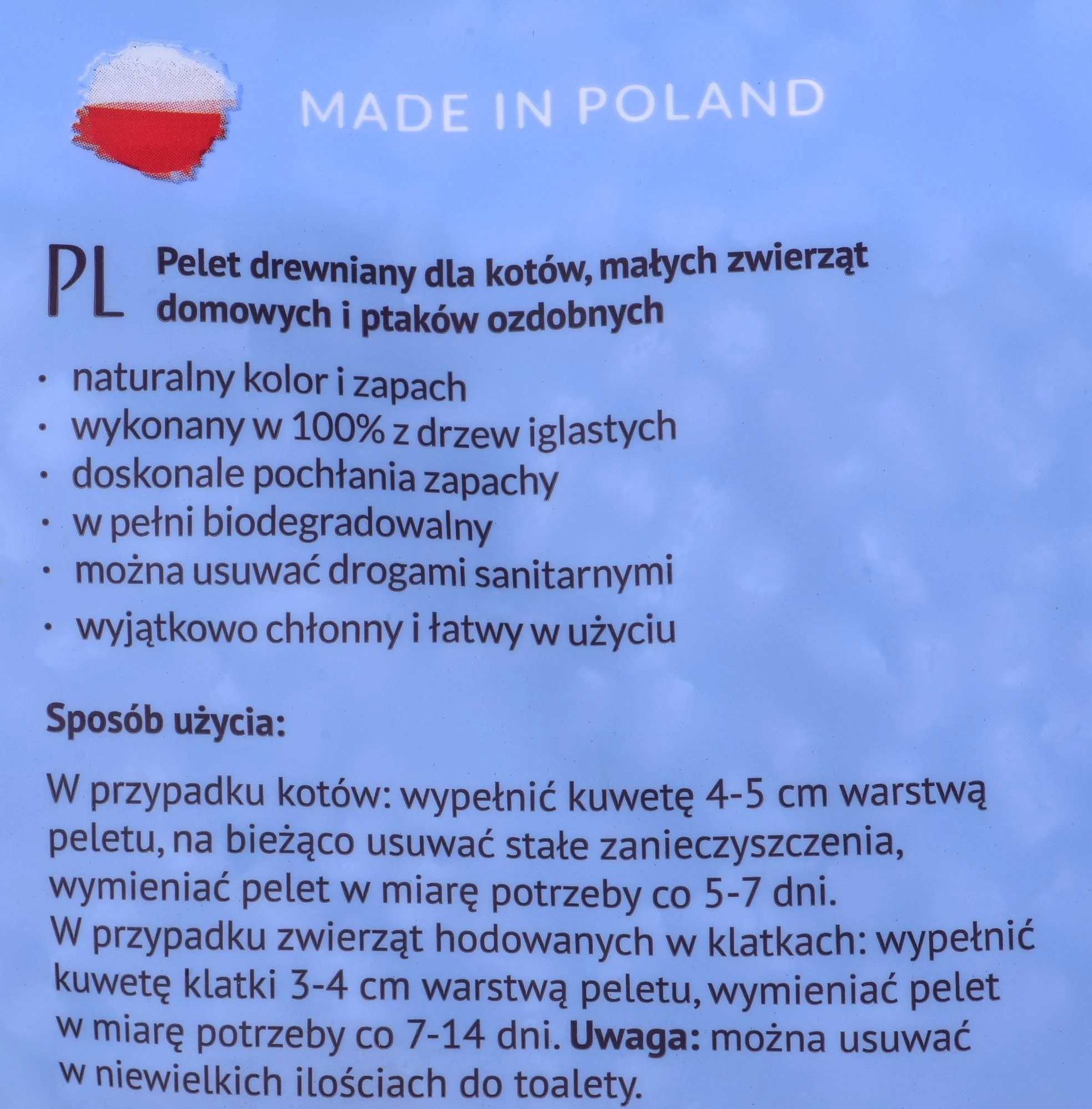Aquael Comfy Pinokio medinis kraikas 7L su ramunėlėmis