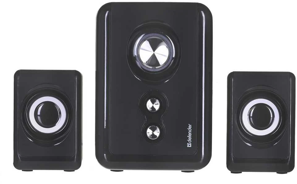 Kompiuterio kolonėlės Garsiakalbiai - Defender V11 2.1 11W USB, Juodi