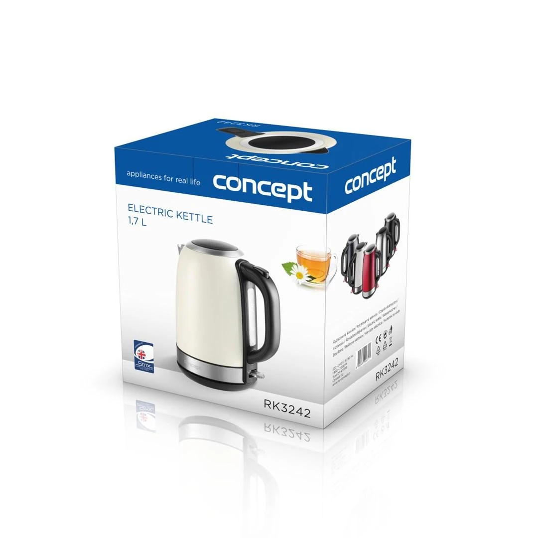 Concept Virdulys 1,7 L inox kremas RK3242