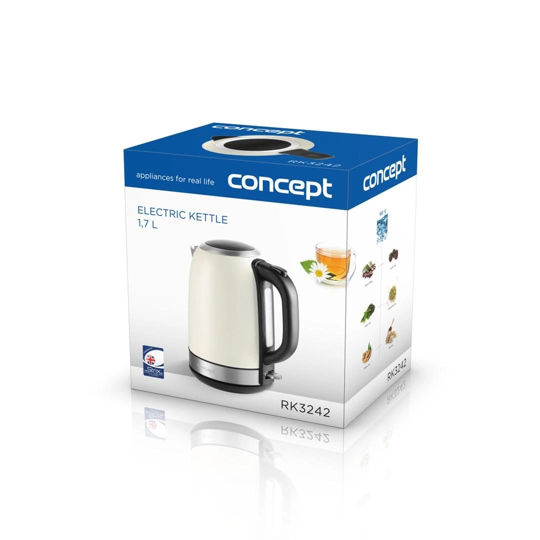 Concept Virdulys 1,7 L inox kremas RK3242