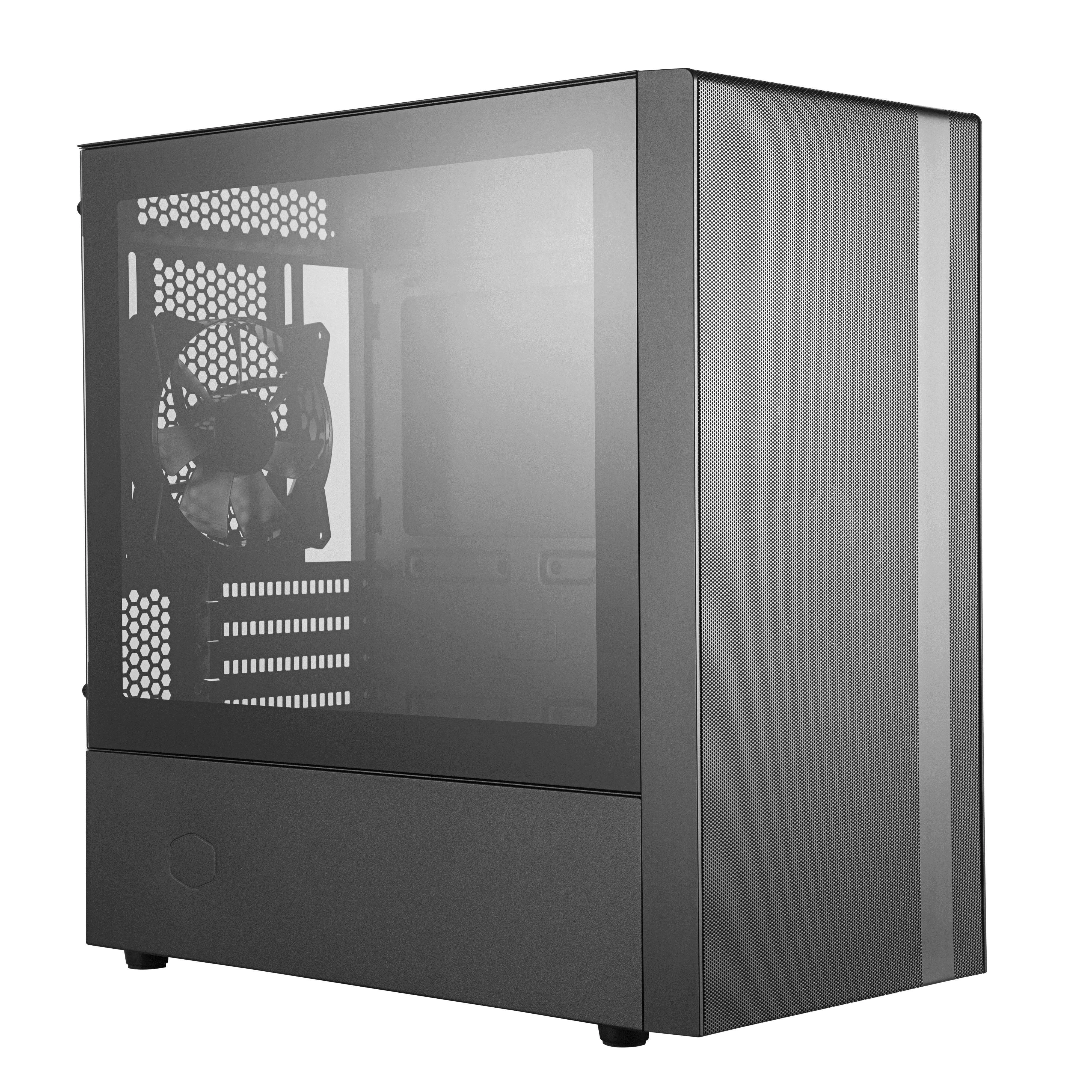 Cooler Master MasterBox NR400 be ODD MCB-NR400-KGNN-S00 Juodas, Micro ATX, Mini ITX, Maitinimo blokas Komplektuojamas Ne