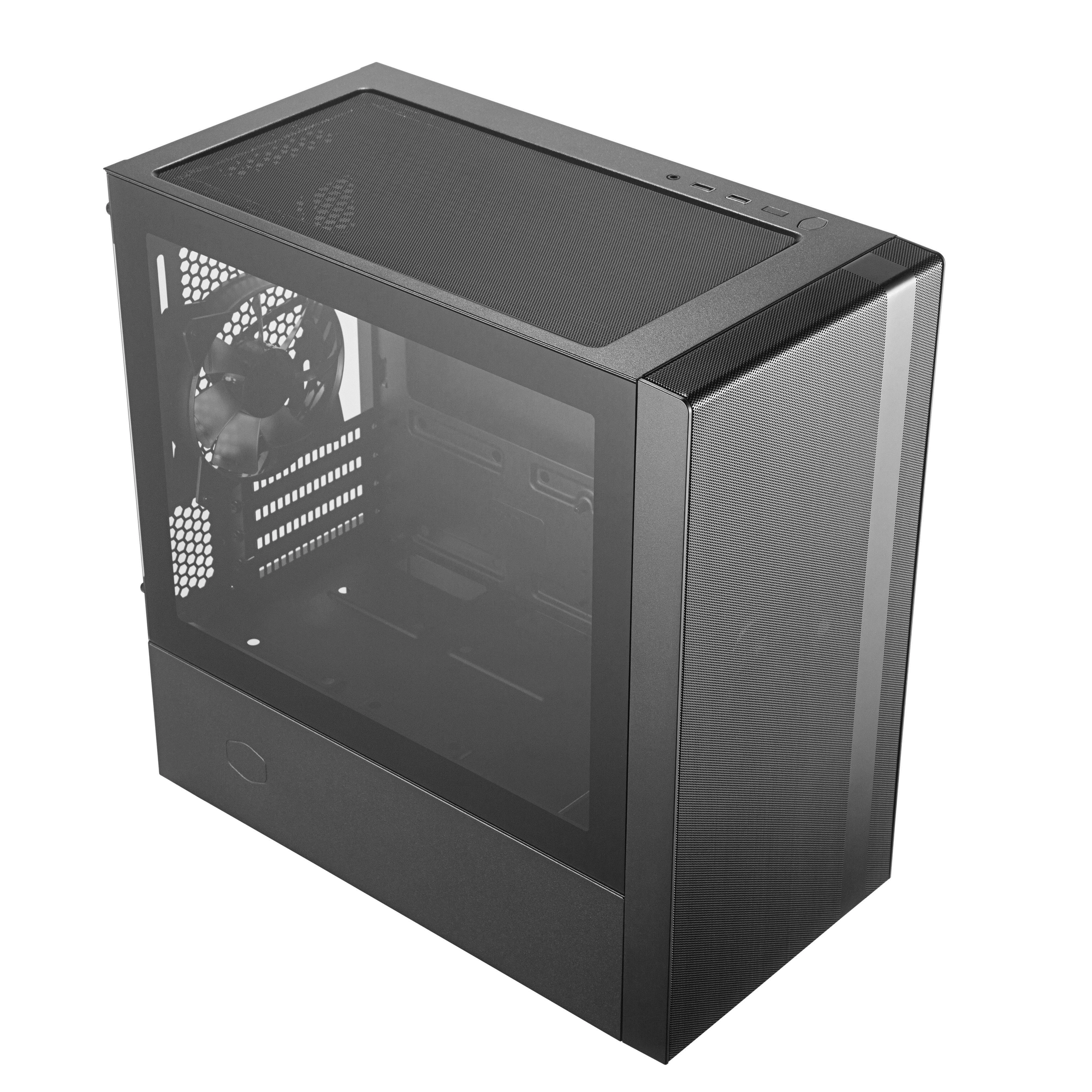 Cooler Master MasterBox NR400 be ODD MCB-NR400-KGNN-S00 Juodas, Micro ATX, Mini ITX, Maitinimo blokas Komplektuojamas Ne