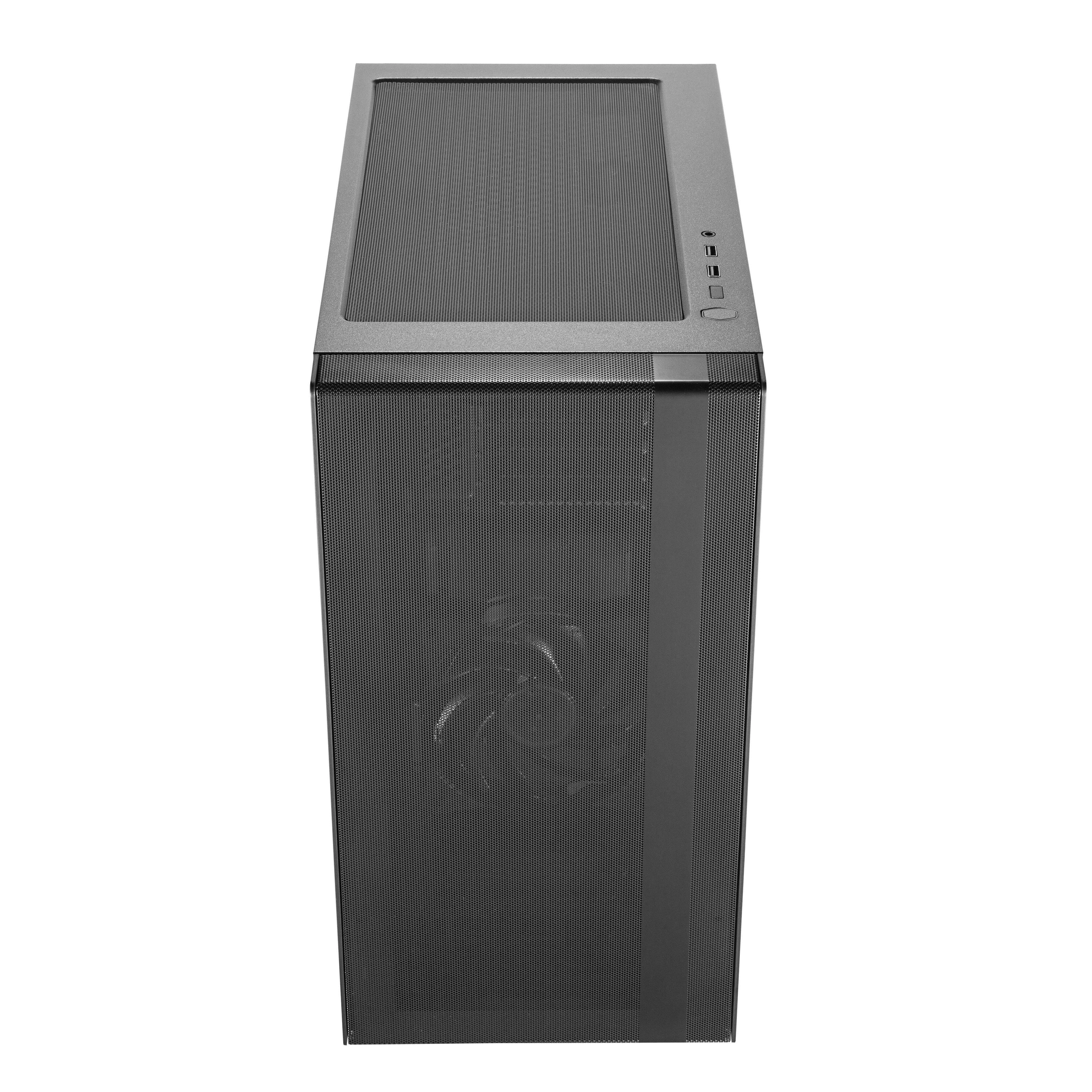 Cooler Master MasterBox NR400 be ODD MCB-NR400-KGNN-S00 Juodas, Micro ATX, Mini ITX, Maitinimo blokas Komplektuojamas Ne