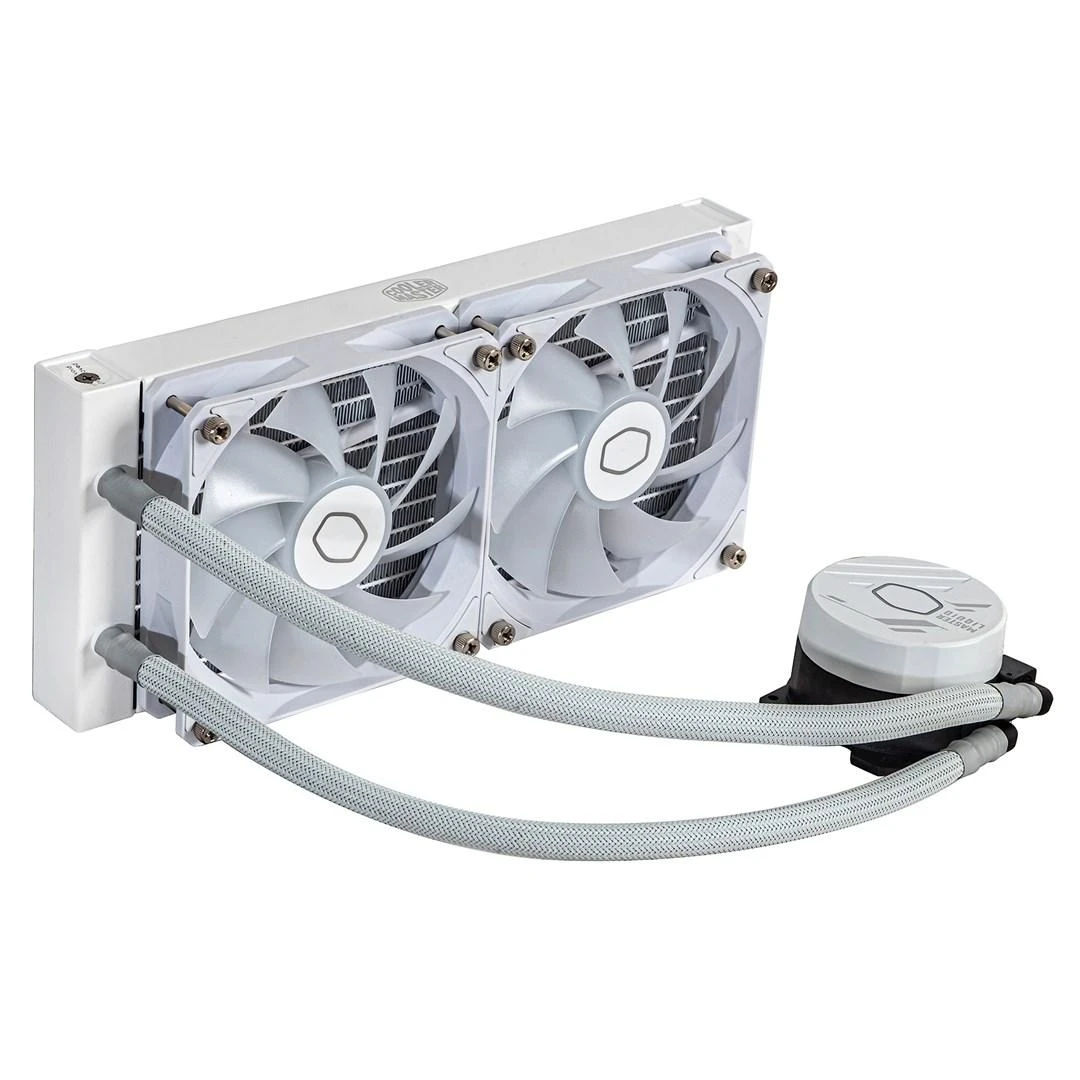 COOLER MASTER CPU vandens aušinimas Masterliquid 240L Core ARGB Baltas