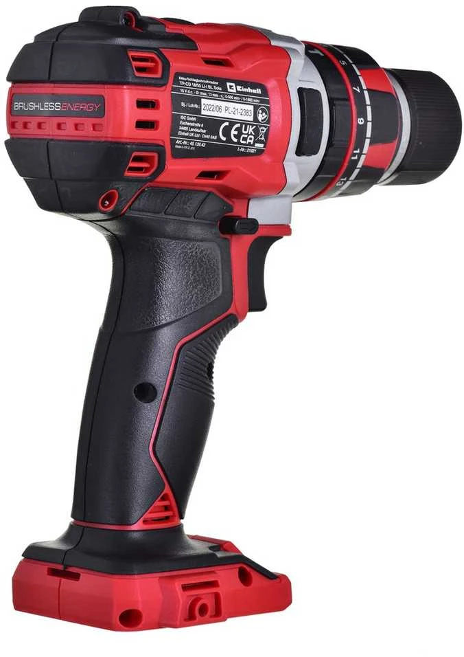 Einhell TE-CD 18/50 LI BL Solo Cordless Smūginis gręžtuvas, Juodas/Raudona | Einhell