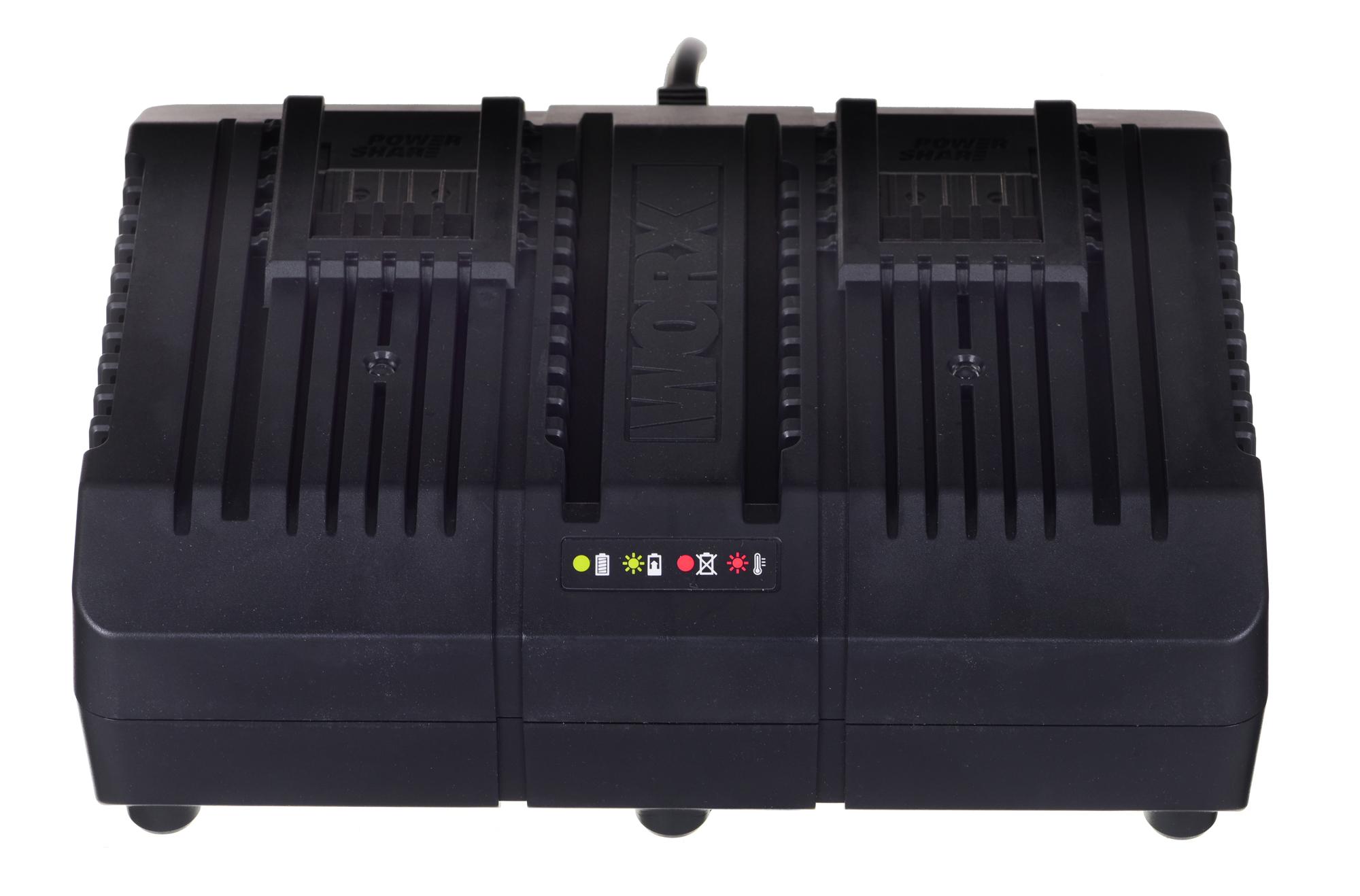 Akumuliatorinė savaeigė vejapjovė Worx WG749E; 2x20 V; 2x4,0 Ah akum.