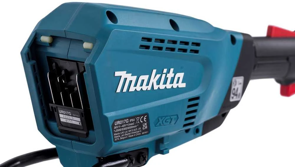 Makita UR017GZ Cordless grass trimmer, 40Vmax XGT, 330mm, BL-motor, AFT, ADT, Loop Handle, be akumuliatoriaus ir kroviklio