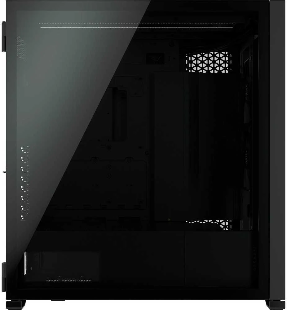 „Corsair“ | Grūdinto stiklo kompiuterio korpusas | 7000D AIRFLOW | Šoninis langas | Juodas | Pilno dydžio bokštas | ATX