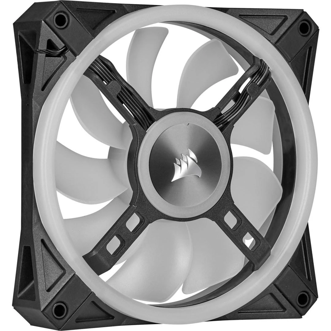 Auš. Corsair iCUE QL140 RGB CO-9050100-W