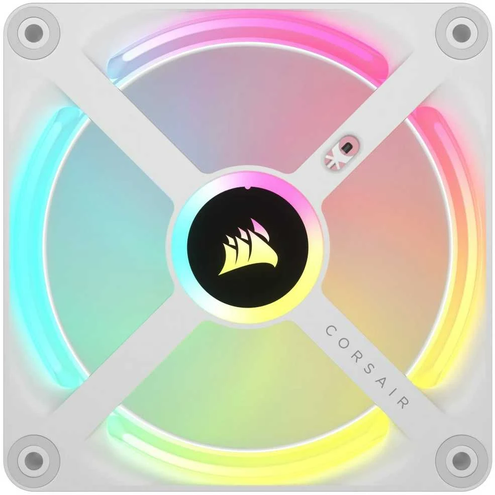 Corsair iCUE LINK QX120 RGB 3-pack + Hub CO-9051006-WW Baltas