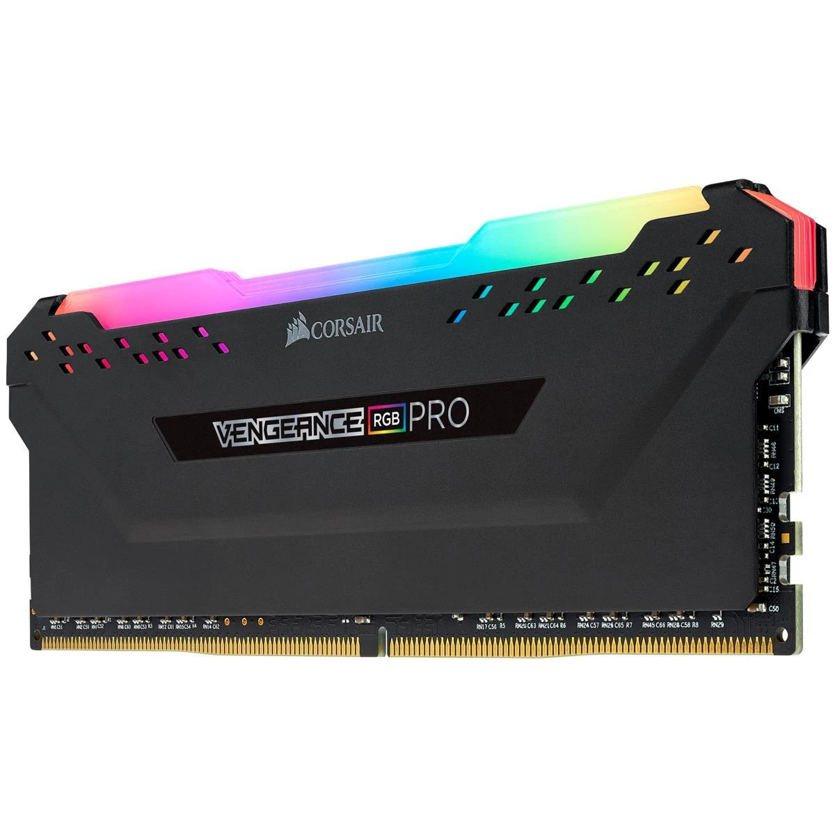 RAM CORSAIR DDR4 3200MHz 8GB 1x8GB DIMM Unbuffered Vengeance RGB PRO Heatspreader RGB LED 1,35V, skirtas AMD