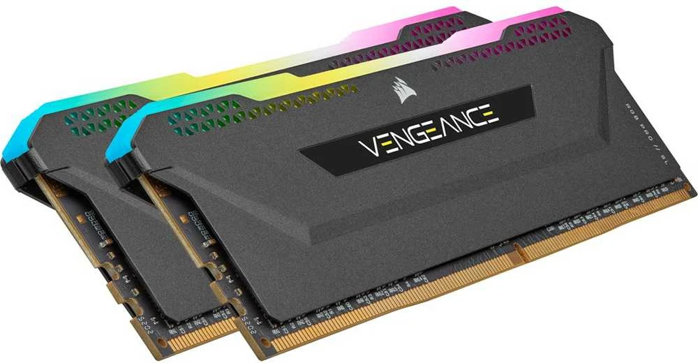 RAM Corsair Vengeance RGB Pro SL Juodas 32GB [2x16GB 3200MHz DDR4 CL16 DIMM]