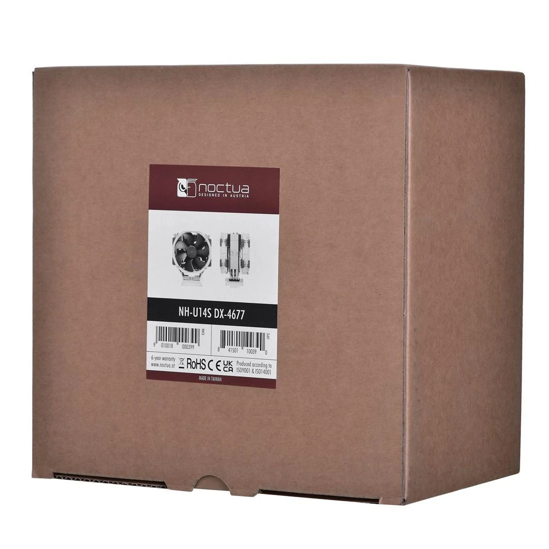 Procesoriaus Aušintuvas - Noctua NH-U14S DX-4677 14 Cm Rudas/Sidabrinis