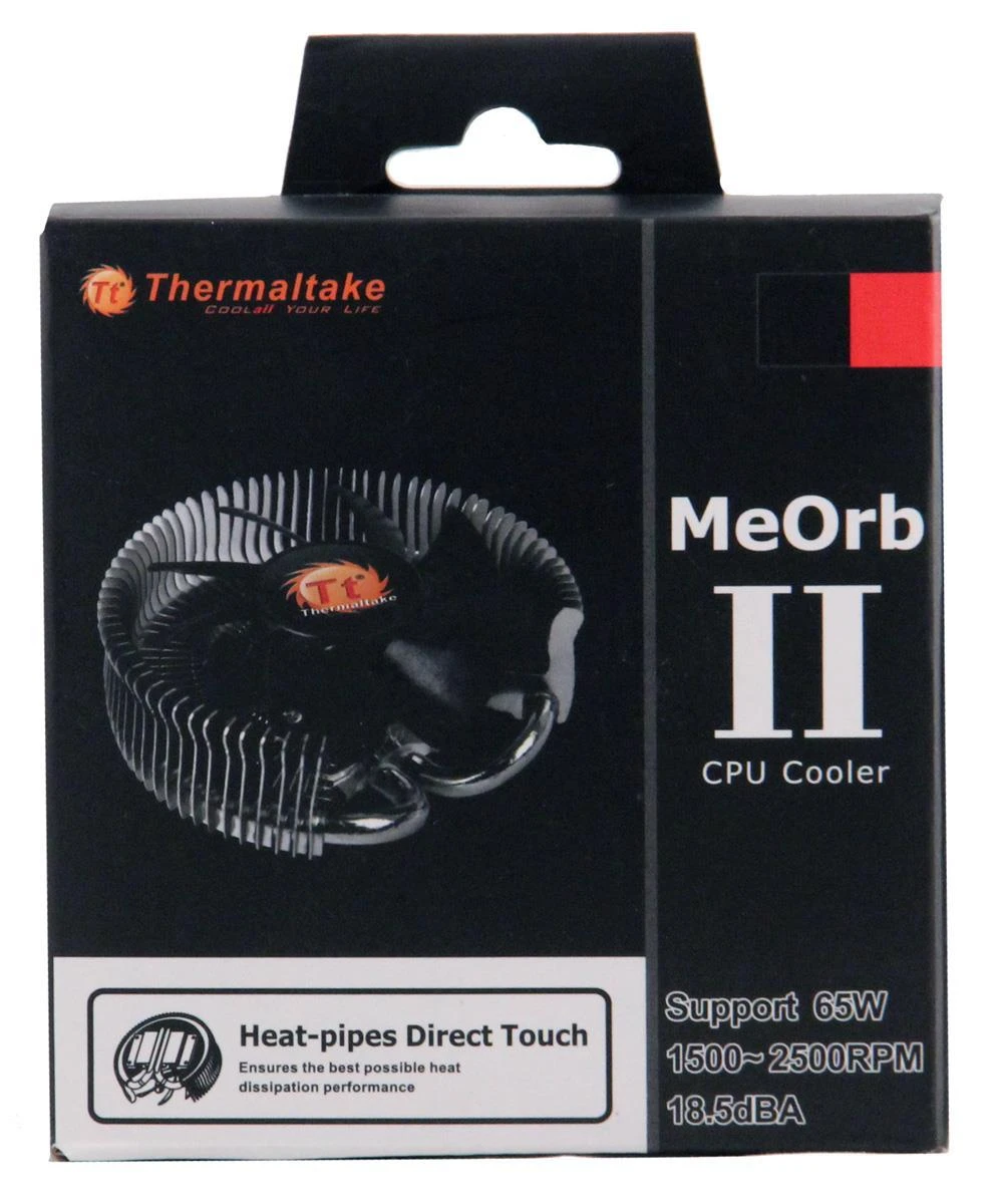 Aušinimo procesorius Thermaltake MeOrb II CL-P004-AL08BL-A (AM2, AM2+, AM3, AM3+, FM1, FM2, LGA 1150, LGA 1155, LGA 1156, LGA 775)
