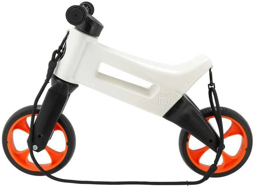 FUNNY WHEELS Rider balansinis dviratukas baltai oranžinis