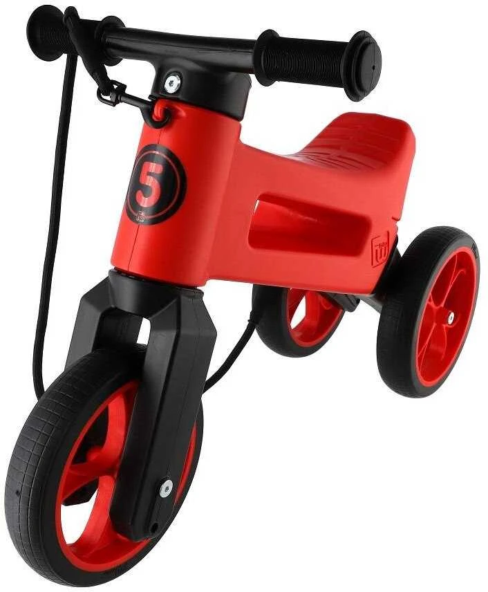 Raudonas Funny Wheels Rider balansinis triratis