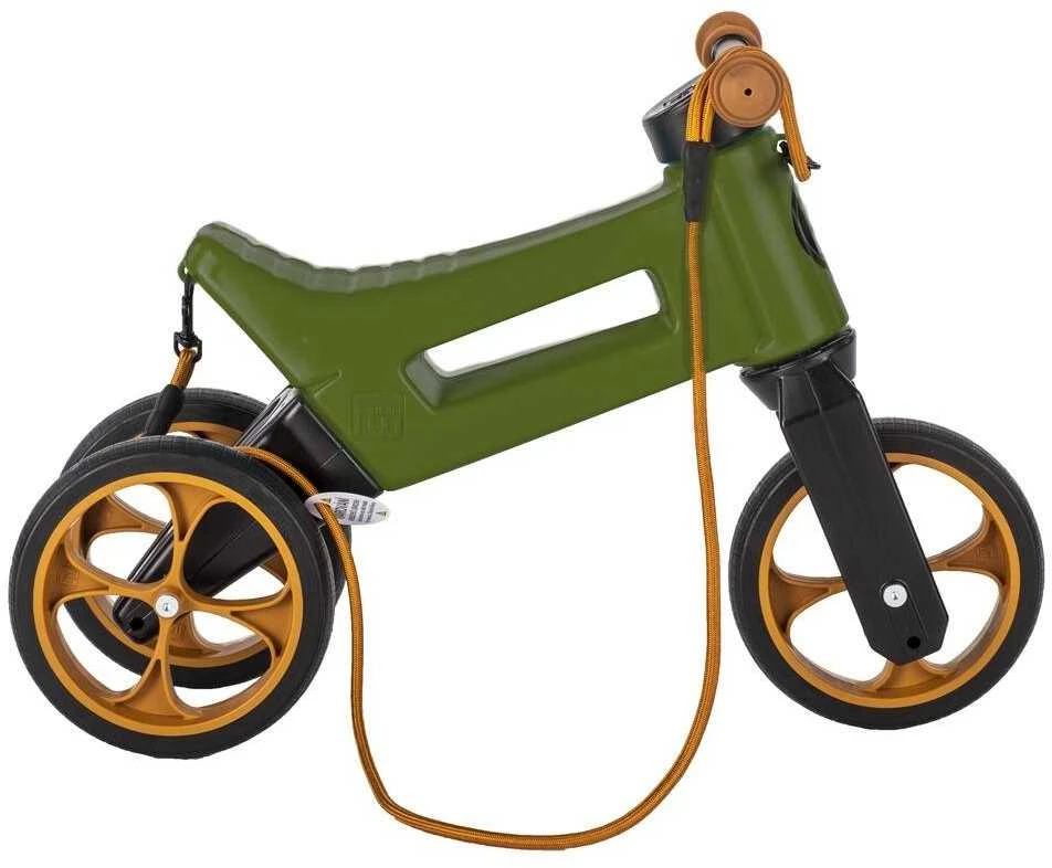 Balansinis dviratukas Funny Wheels Rider SuperSport, 2 viename, khaki spalvos