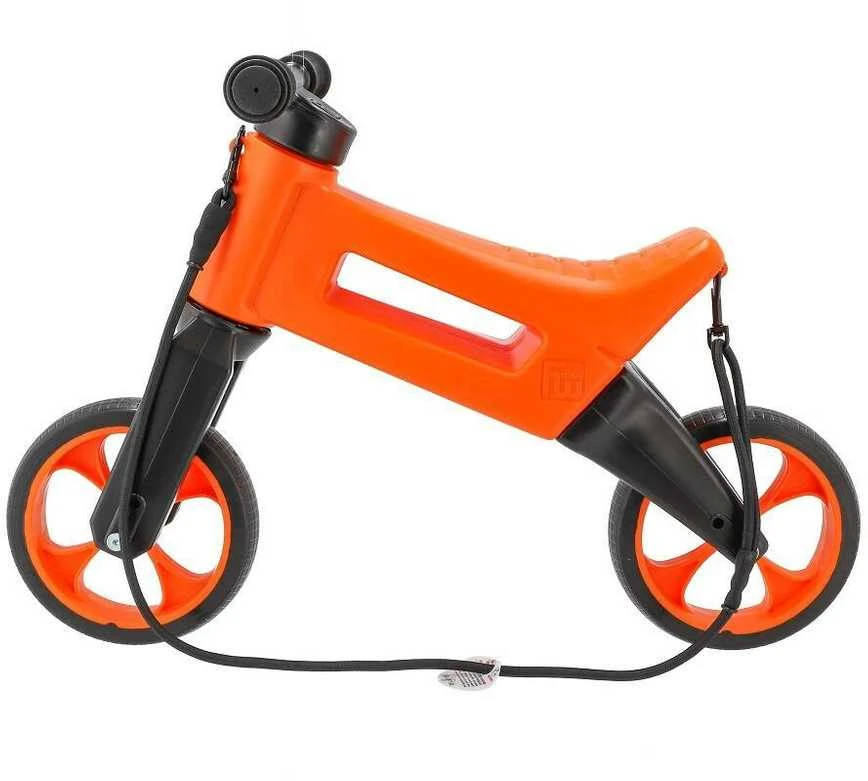 Oranžinis balansinis dviratukas Funny Wheels