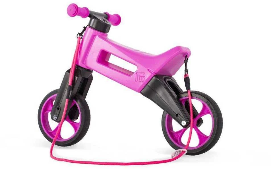 Balansinis dviratukas Funny Wheels Rider SuperSport, 2 viename, violetinis