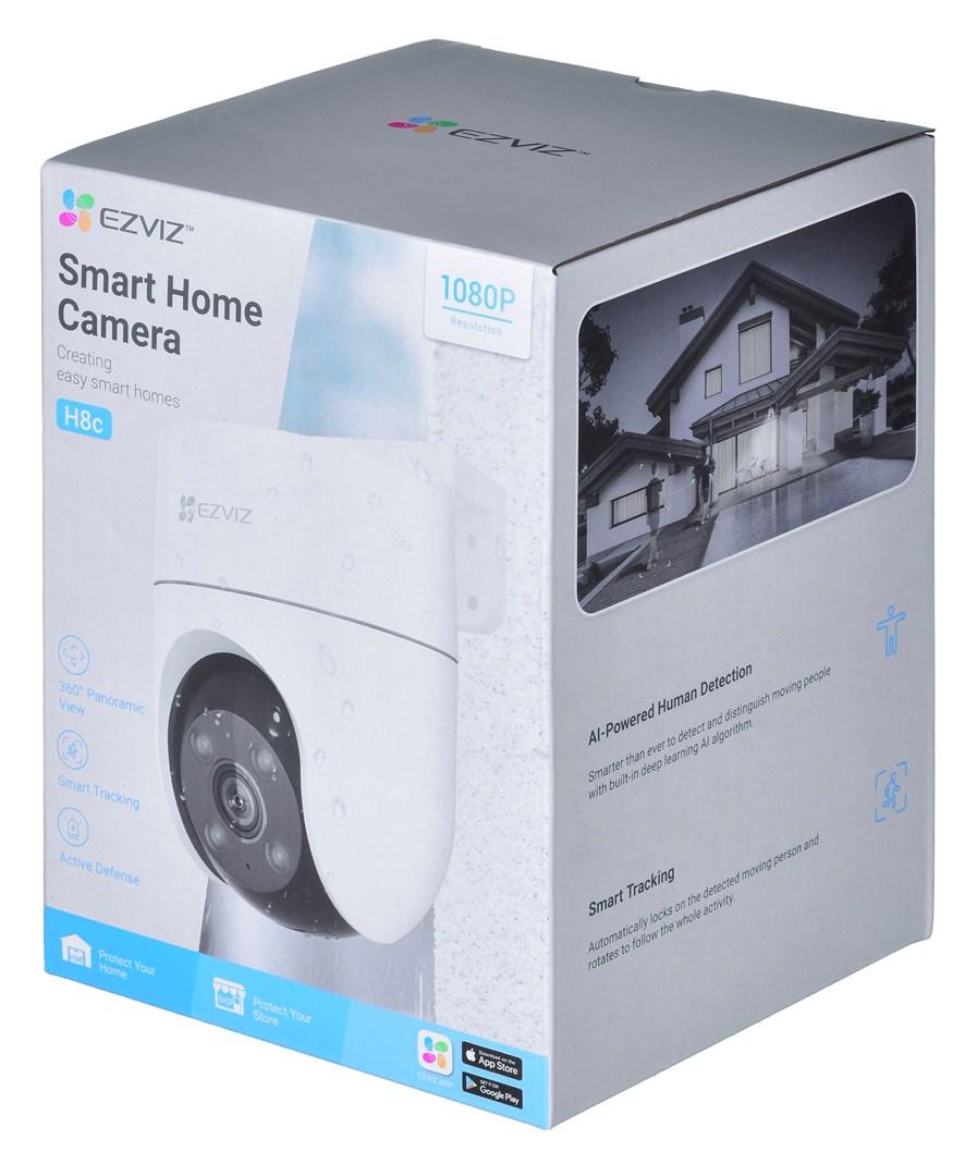 Belaidė Wi-Fi kamera H8C, 1080p, DOME PT, F4 mm, valdoma, IP65, EZVIZ