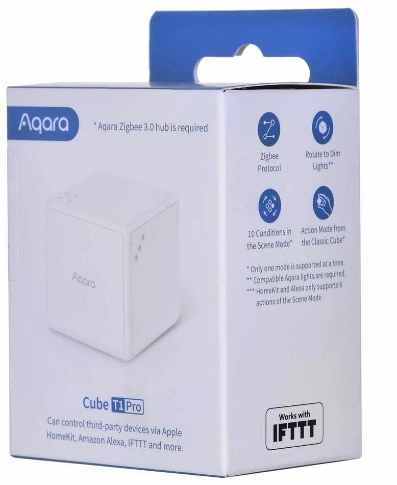 Aqara T1 Pro zigbee išmanusis kubas scenų kontroleris CTP-R01