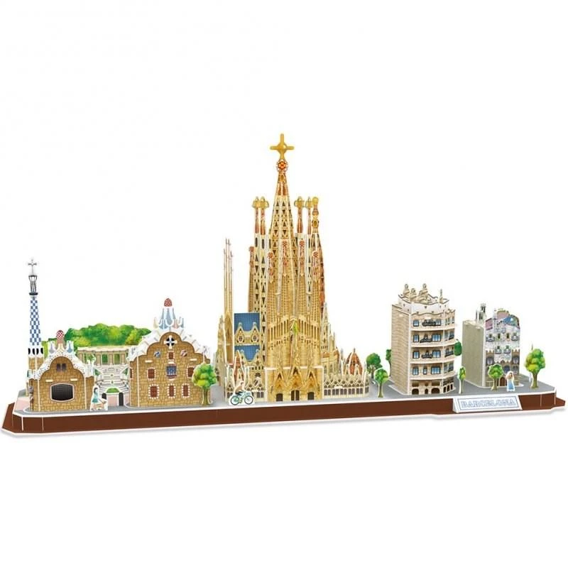 CUBICFUN 3D dėlionė „Barselona“