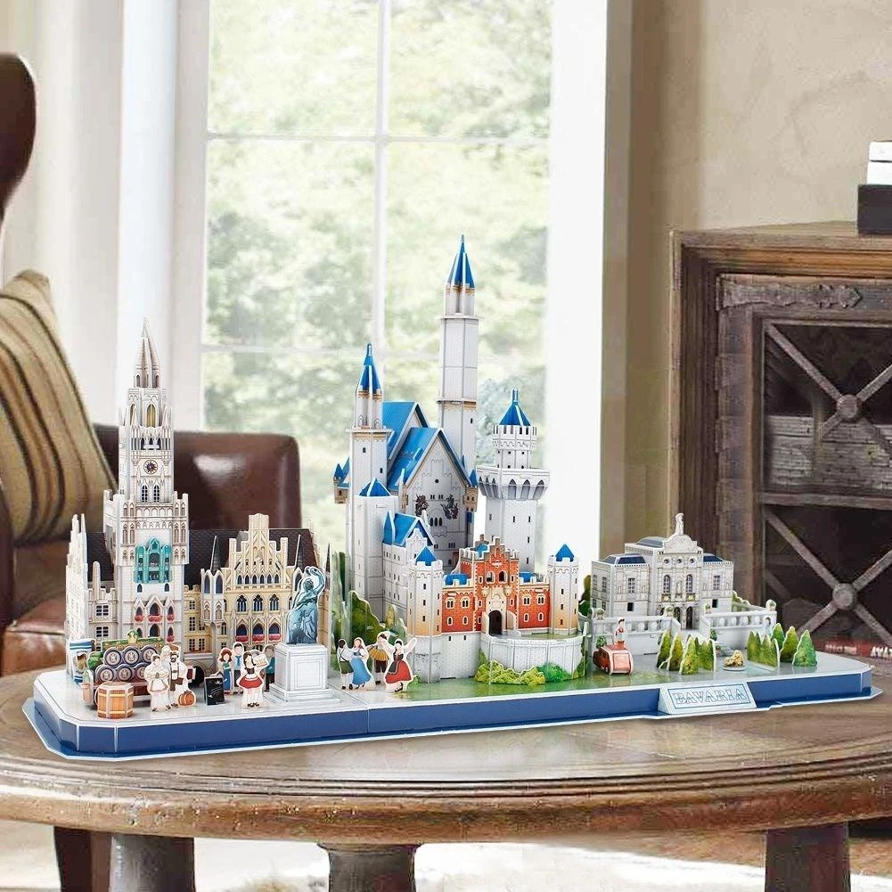 CUBICFUN 3D dėlionė „Bavarija“