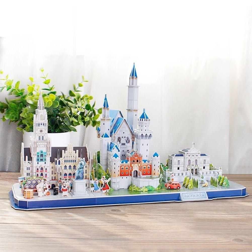 CUBICFUN 3D dėlionė „Bavarija“ aprašymas - Prekės nuotrauka