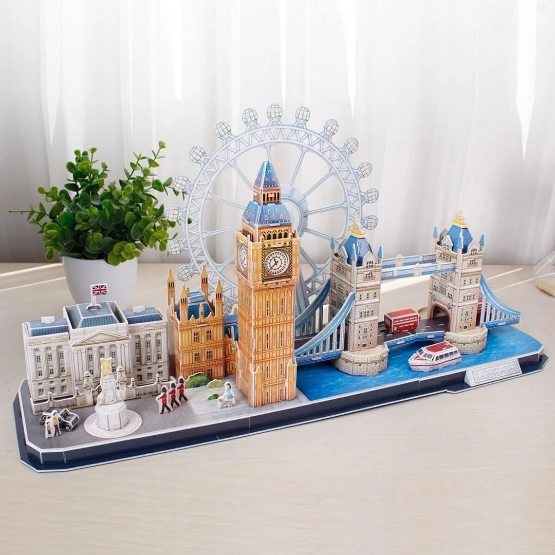 CUBICFUN 3D dėlionė „Londonas“ aprašymas - Prekės nuotrauka