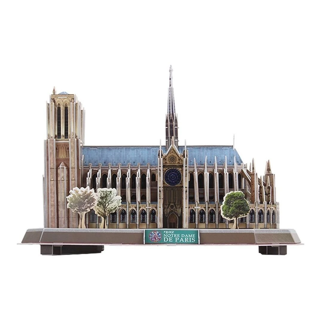 Puzzle 3D dėlionė CubicFun Notre Dame De Paris (su LED apšvietimu) 149 d.