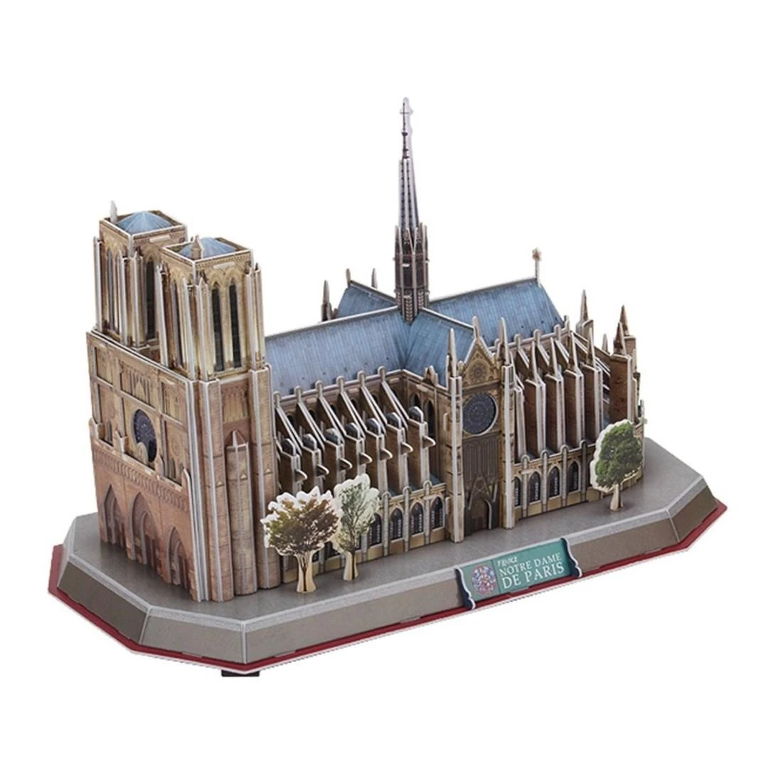 Puzzle 3D dėlionė CubicFun Notre Dame De Paris (su LED apšvietimu) 149 d.