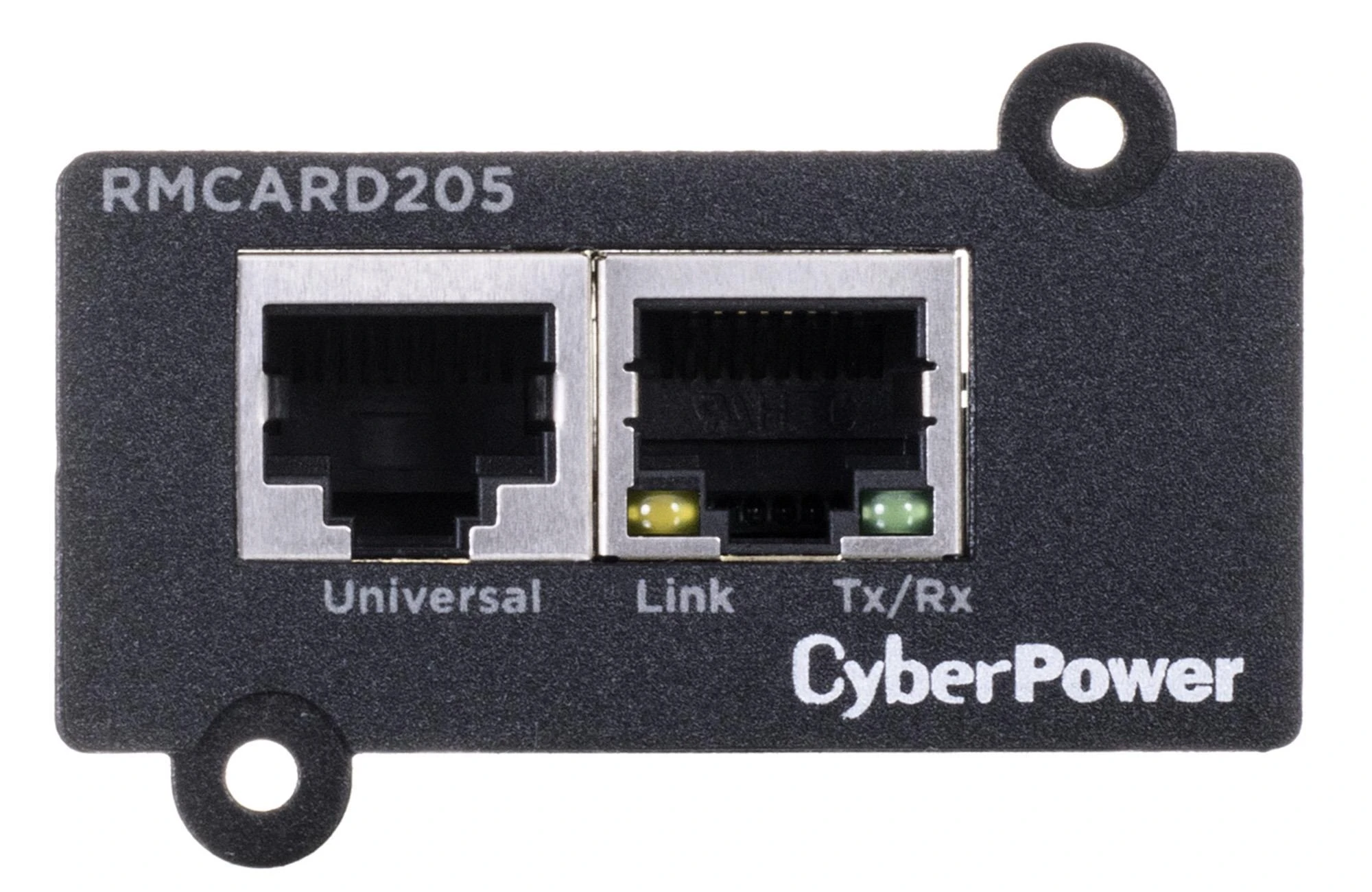 CYBERPOWER RMCARD205 tinklo plokštė, skirta SNMP SLOT, suderinamai su OR ir PR serijos dviejų jungčių tinklu ir aplinkos jutikliu
