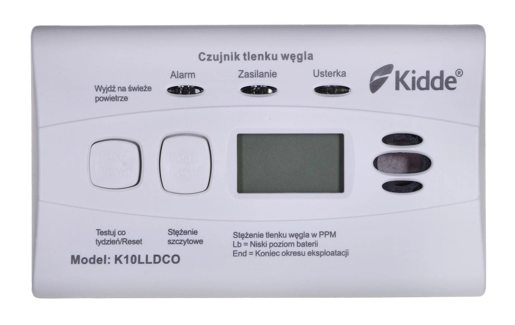 Anglies monoksido jutiklis Kidde K10DLLCO
