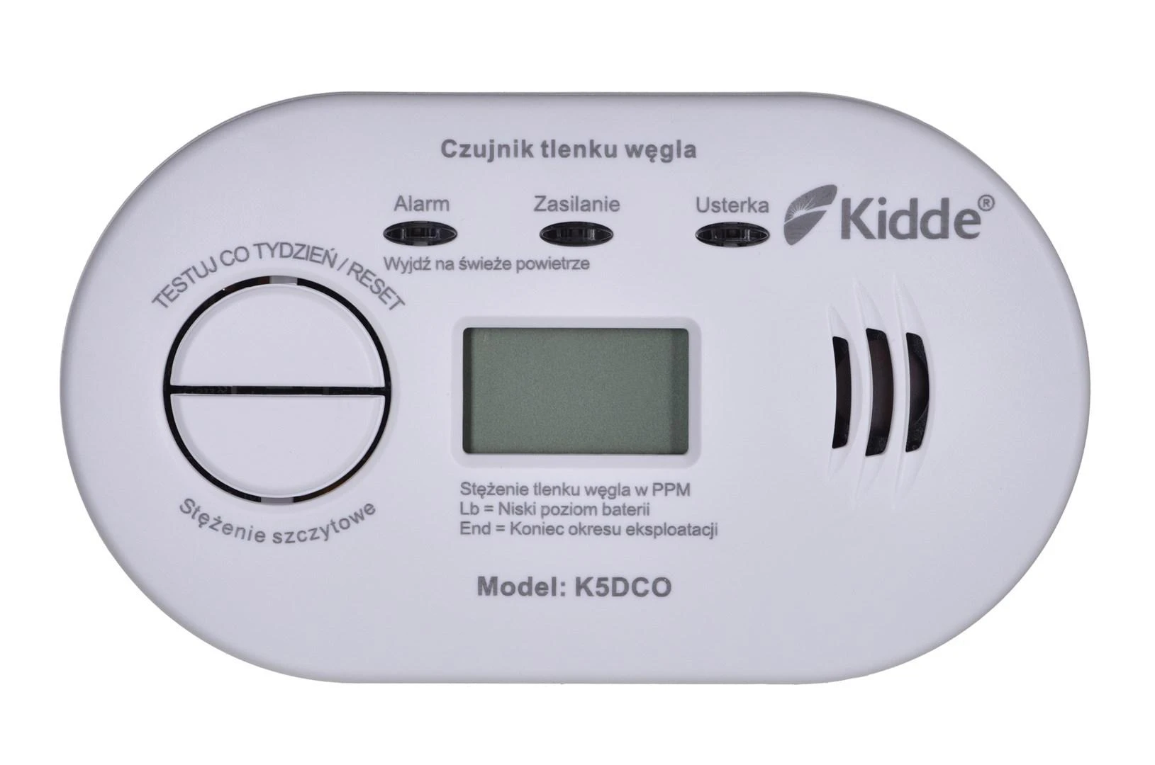 Anglies monoksido jutiklis Kidde K5DCO
