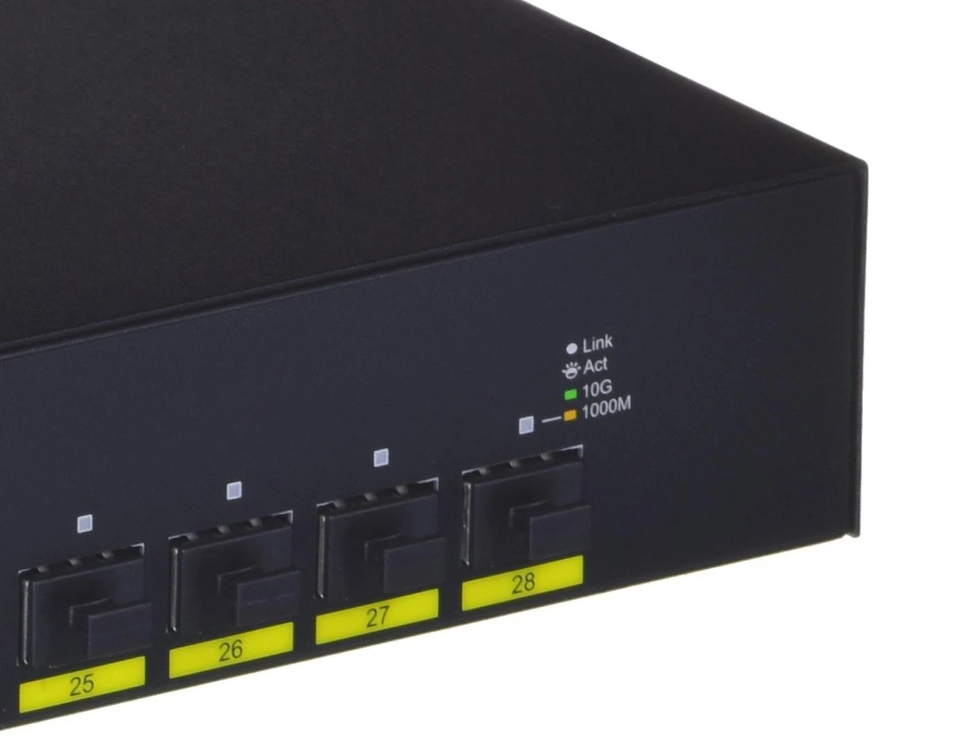 Šakotuvas D-Link | Sukraunamas išmanusis valdomas jungiklis su 10G įkėlimo nuorodomis | DGS-1250-28X/E | Tvarkomas žiniatinklis | Montuojamas ant stovo | Gigabit Ethernet (vario) jungtys kiekis 24