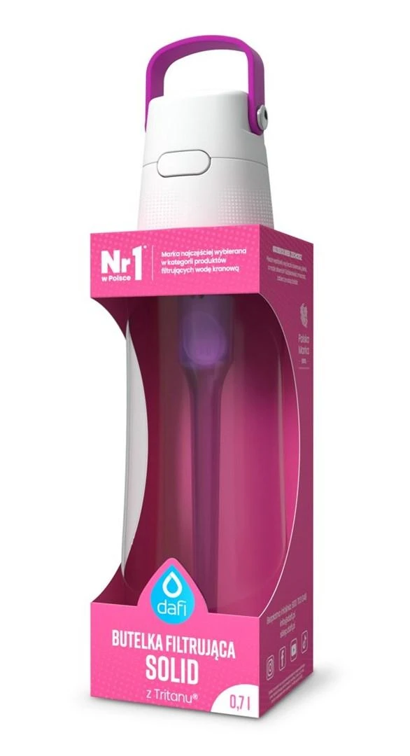 Gertuvė Dafi Filter buteliukas Solid rožinis 700 ml