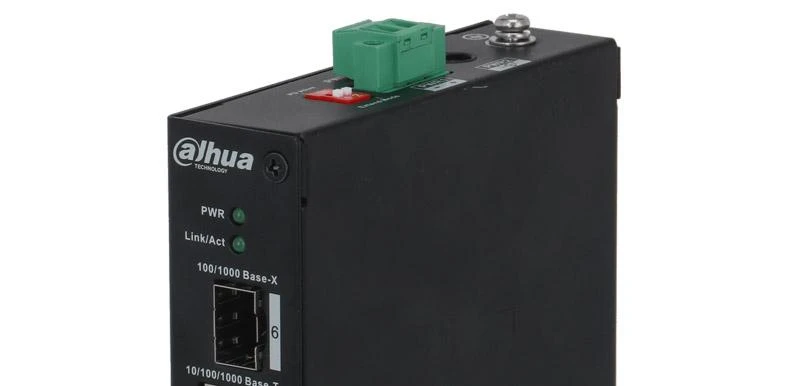 Šakotuvas PRAMONINIS SWITCH'AS POE PFS3106-4ET-60-V2 4 PRIEVADŲ SFP DAHUA