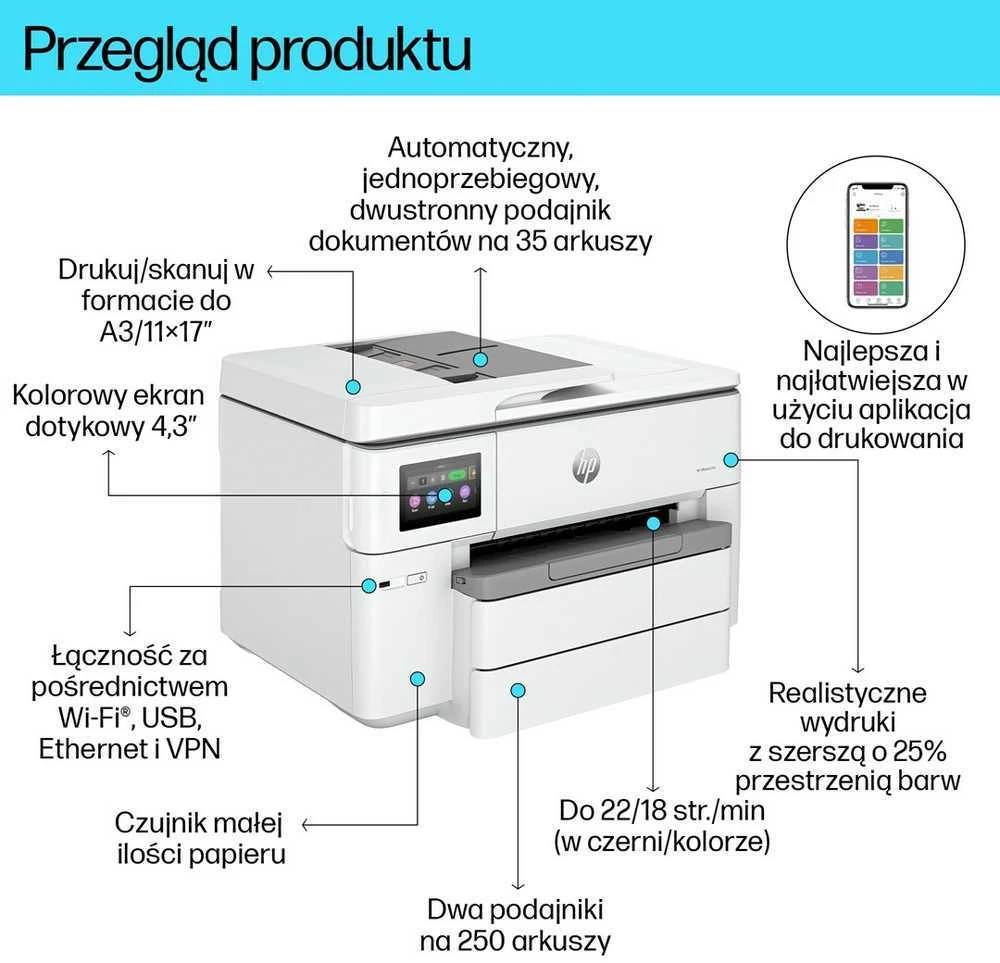 Spausdintuvas HP OfficeJet Pro 9730e 537